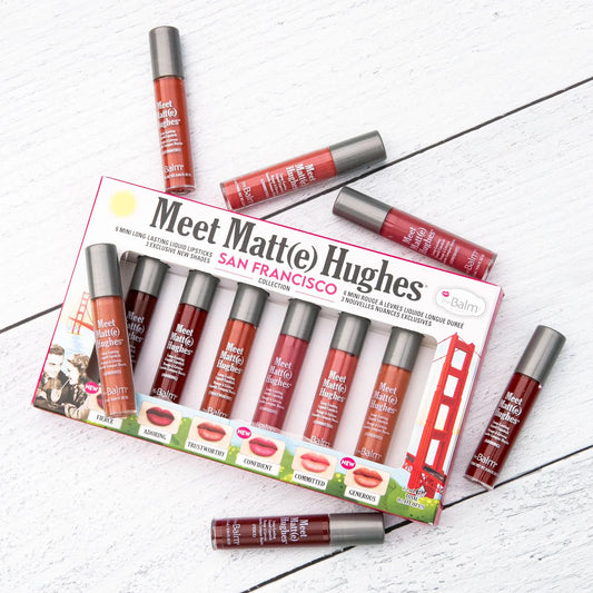 Meet MATT(E) HUGHES® San Francisco Collection Liquid Lipstick 6 Pack